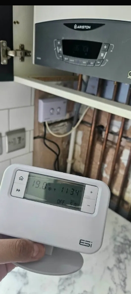 Ariston boiler with smart thermostat